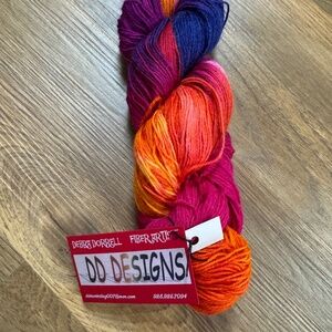 Yarn DeStash! DD Designs Hand dyed Alpaca SW